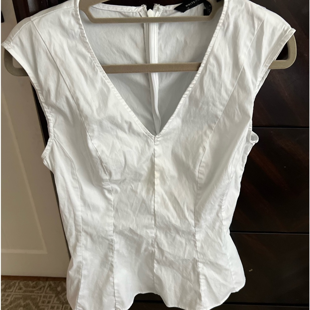 Peplum WHBM thin stretchy top xs